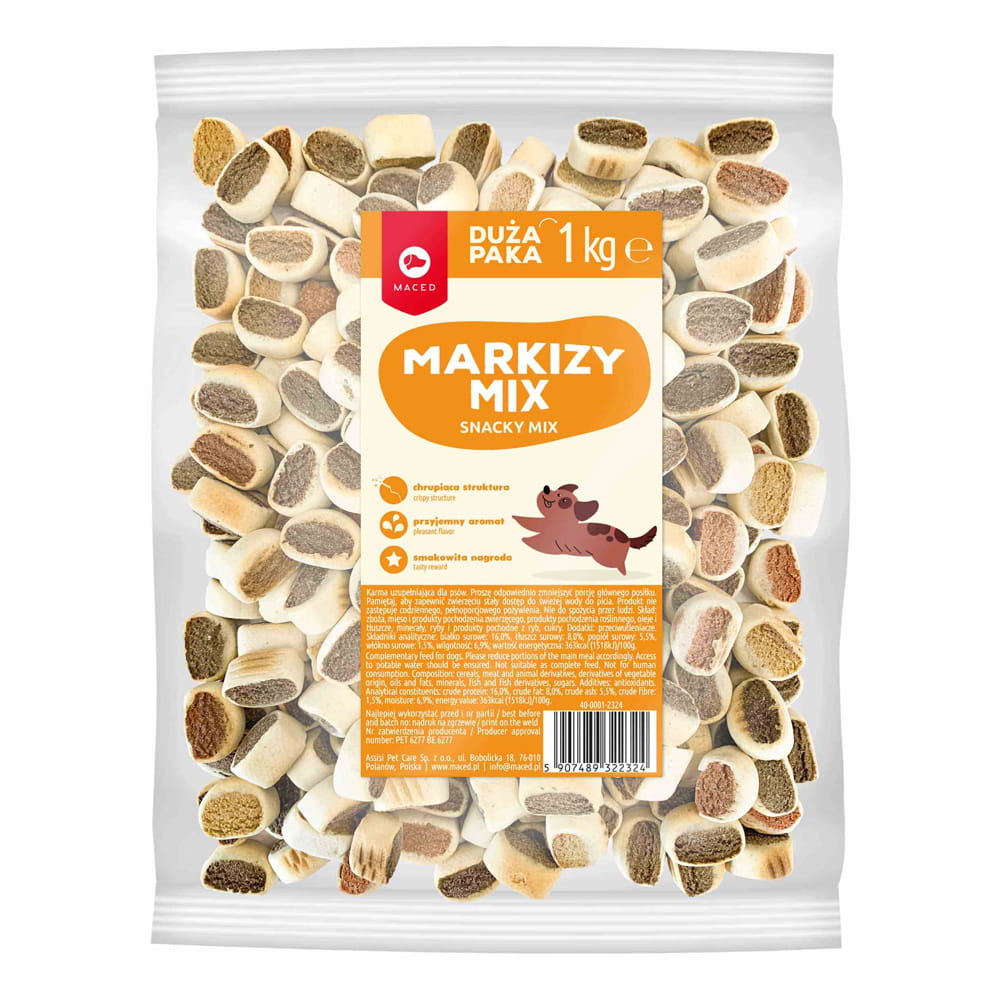Maced markizy mix 1kg miękkie treserki dla psów